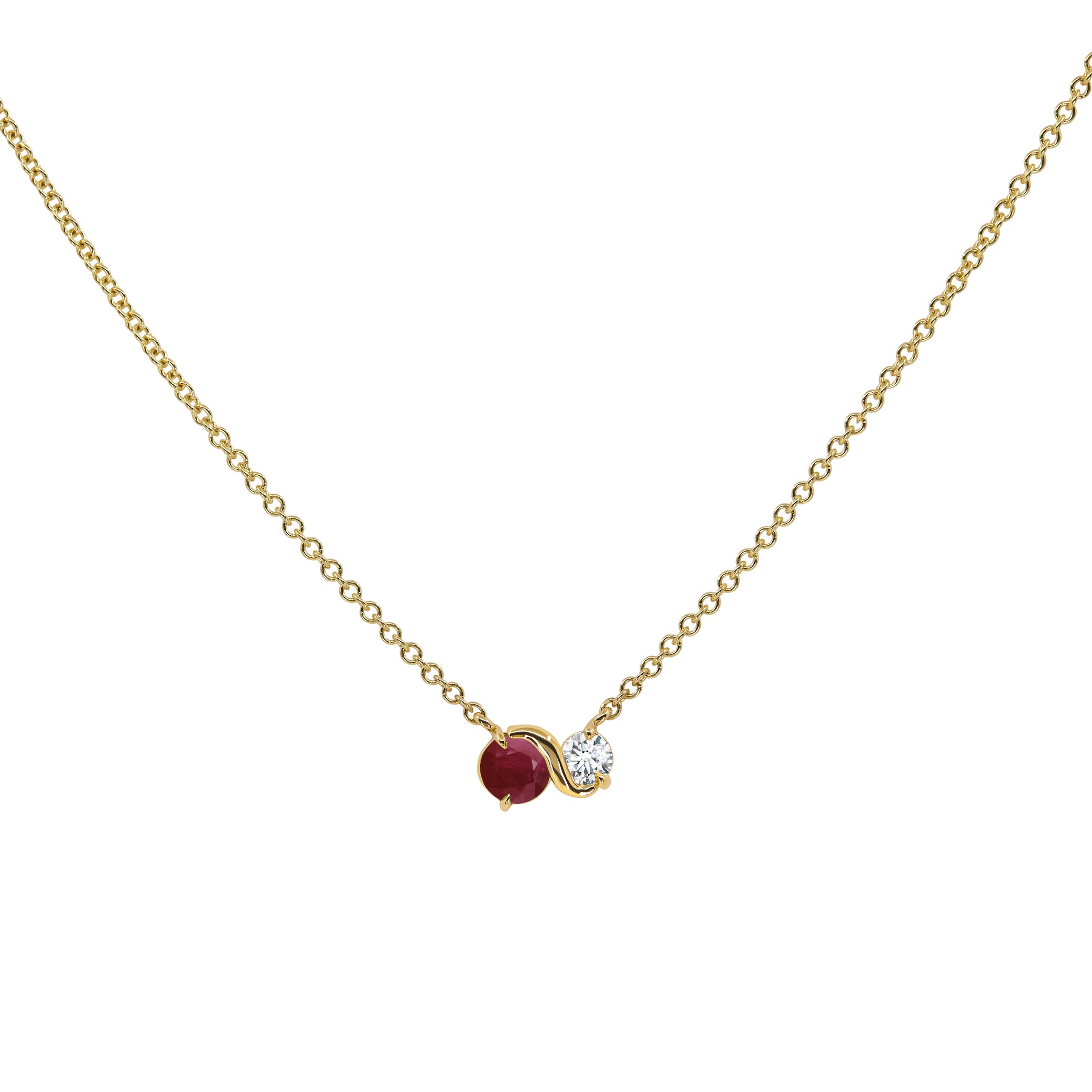 Infinite Ruby Necklace