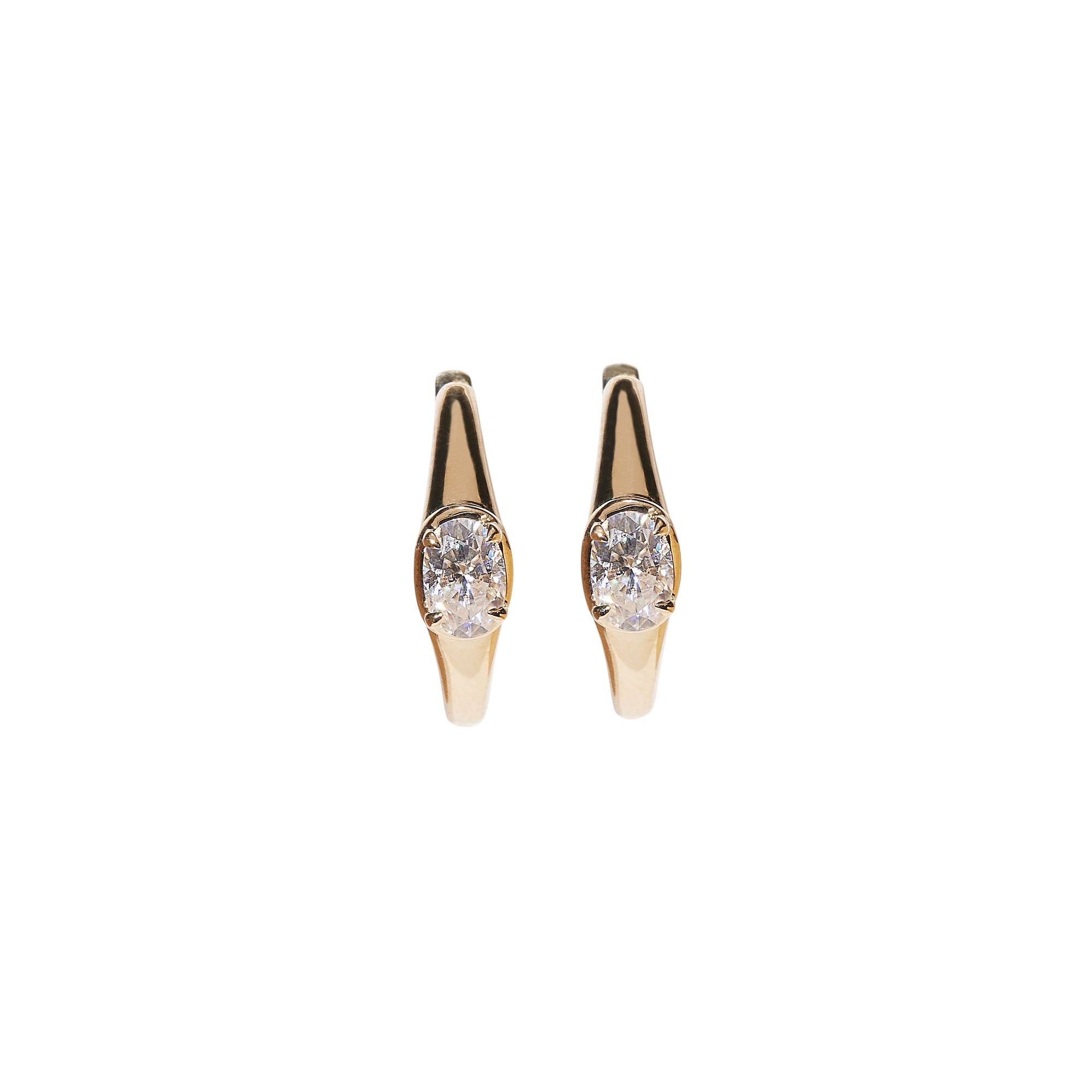 Zenith Diamond Hoops