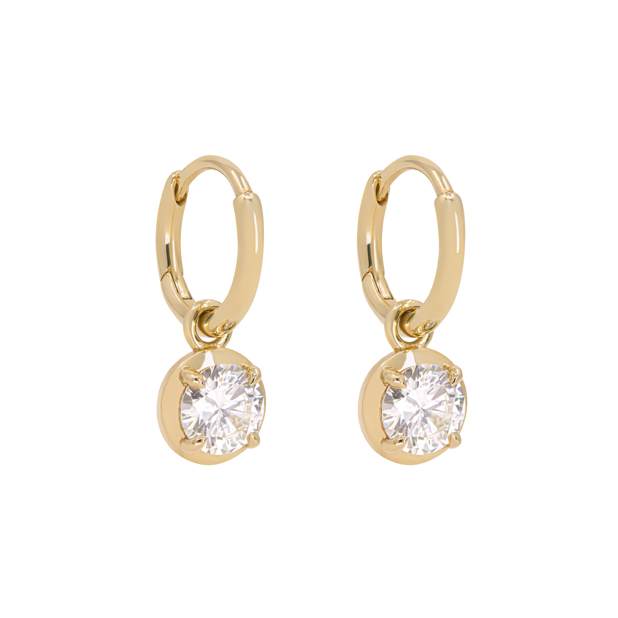 Venus 0.50 ct Diamond Hoops