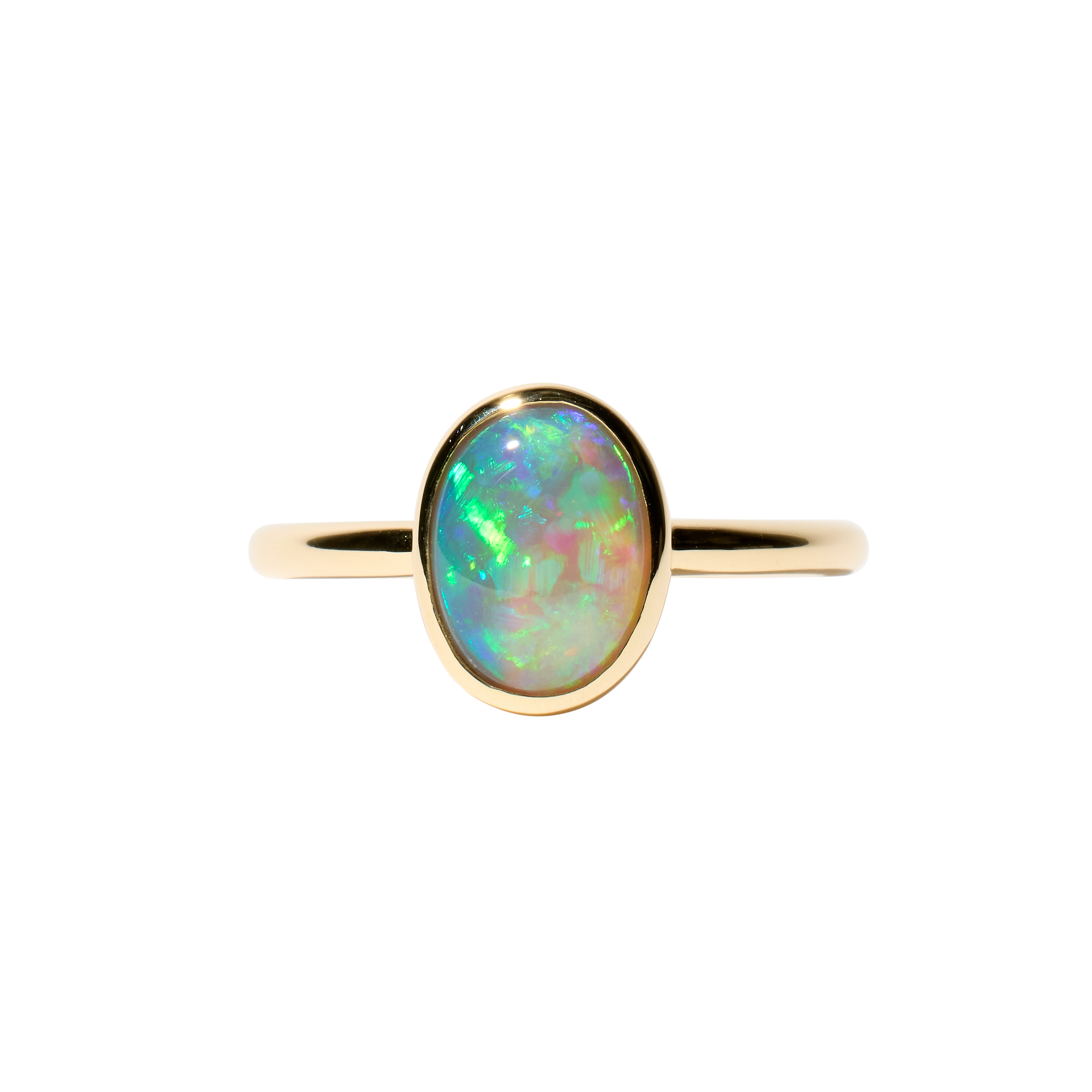 Light / Form Ring with Oval Opal No 1.