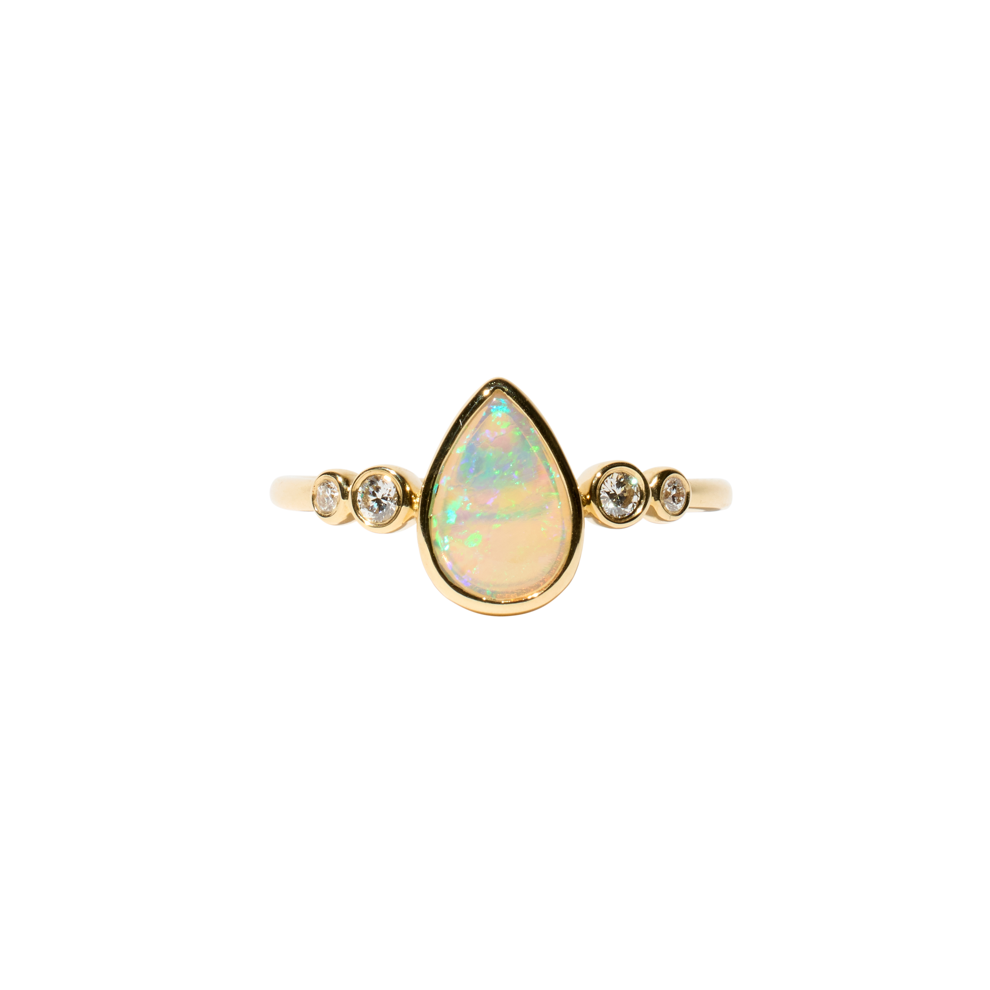 Mini Teardrop Cloud Ring