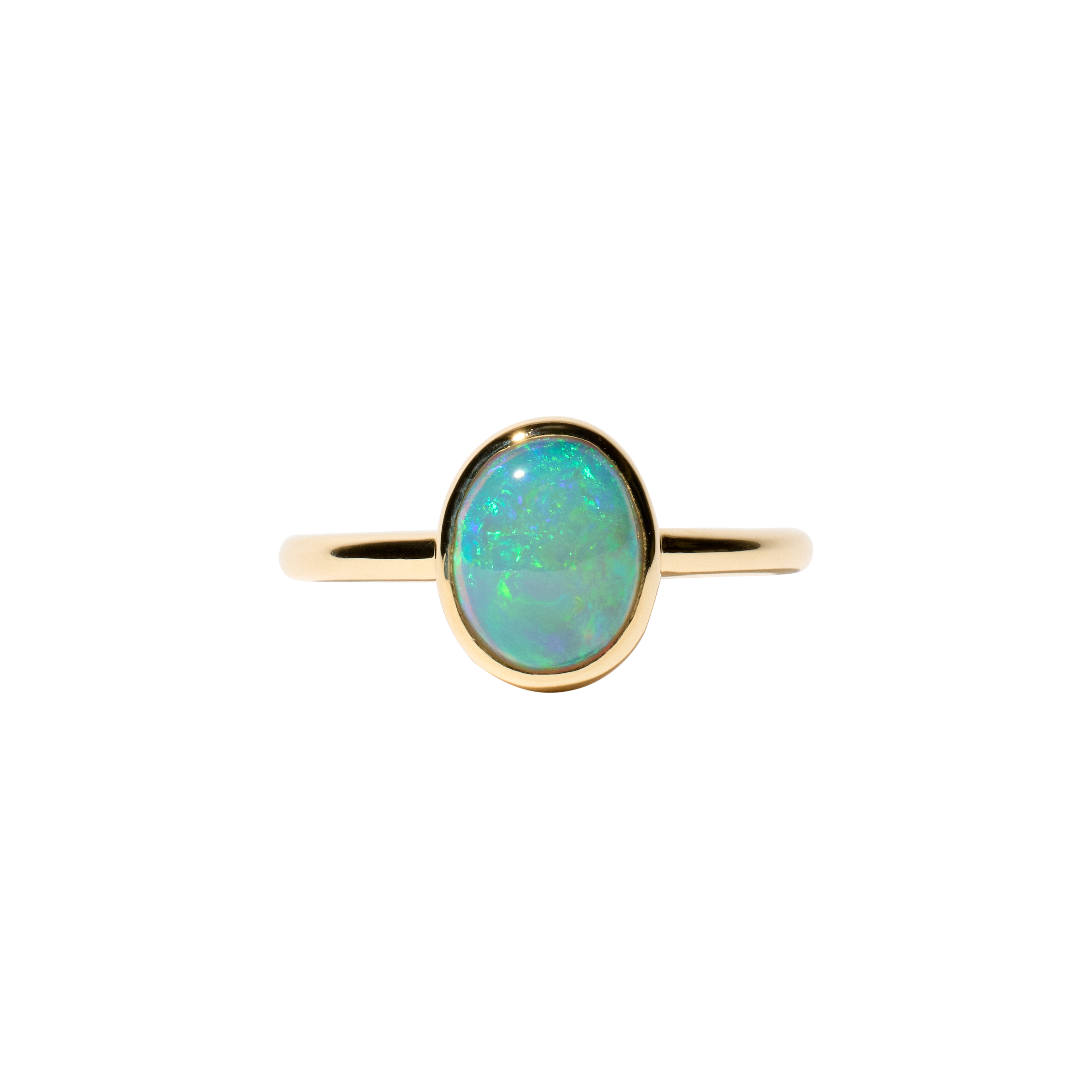 Light / Form Ring with Oval Opal No 2.