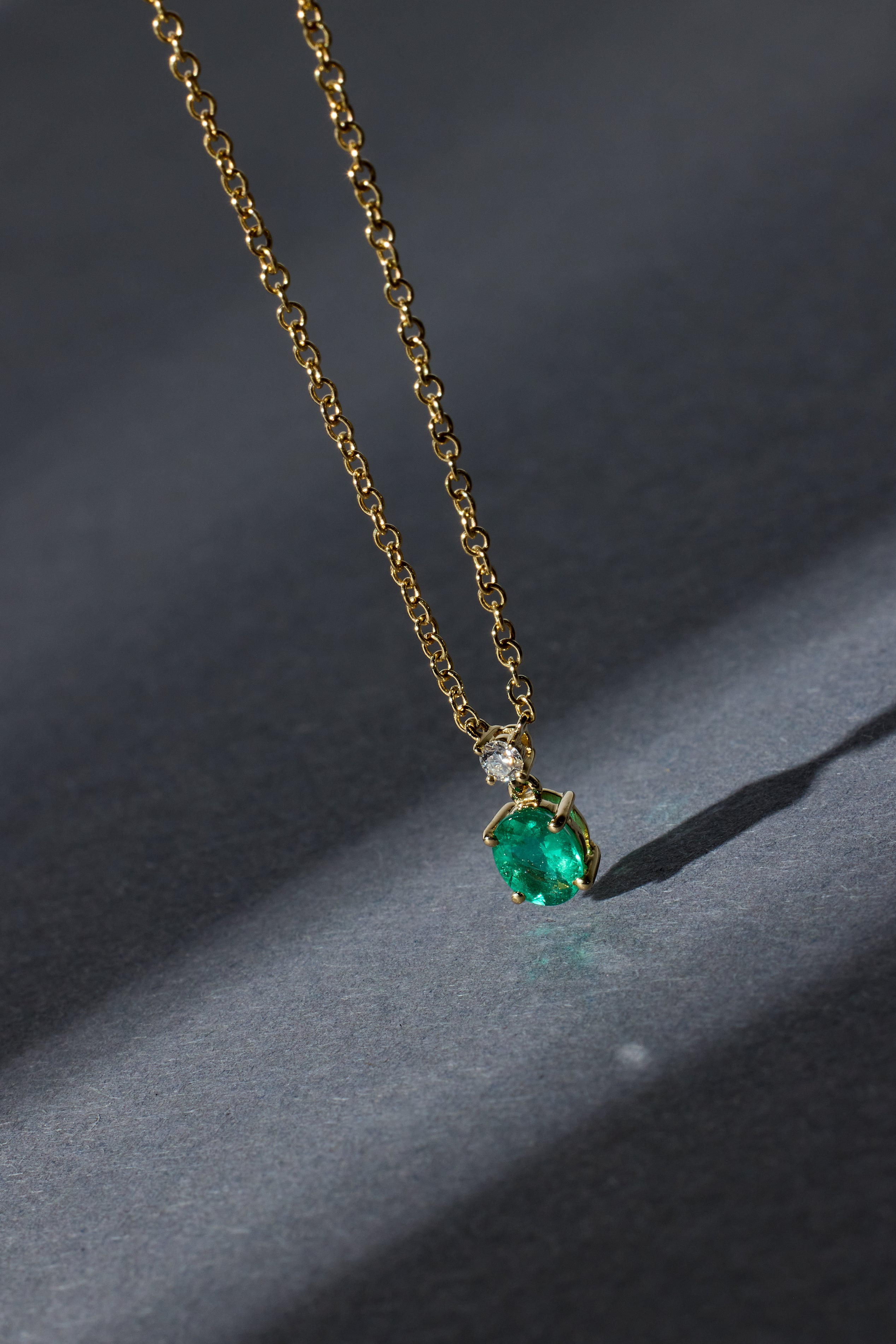 Jardin Emerald and Diamond Necklace