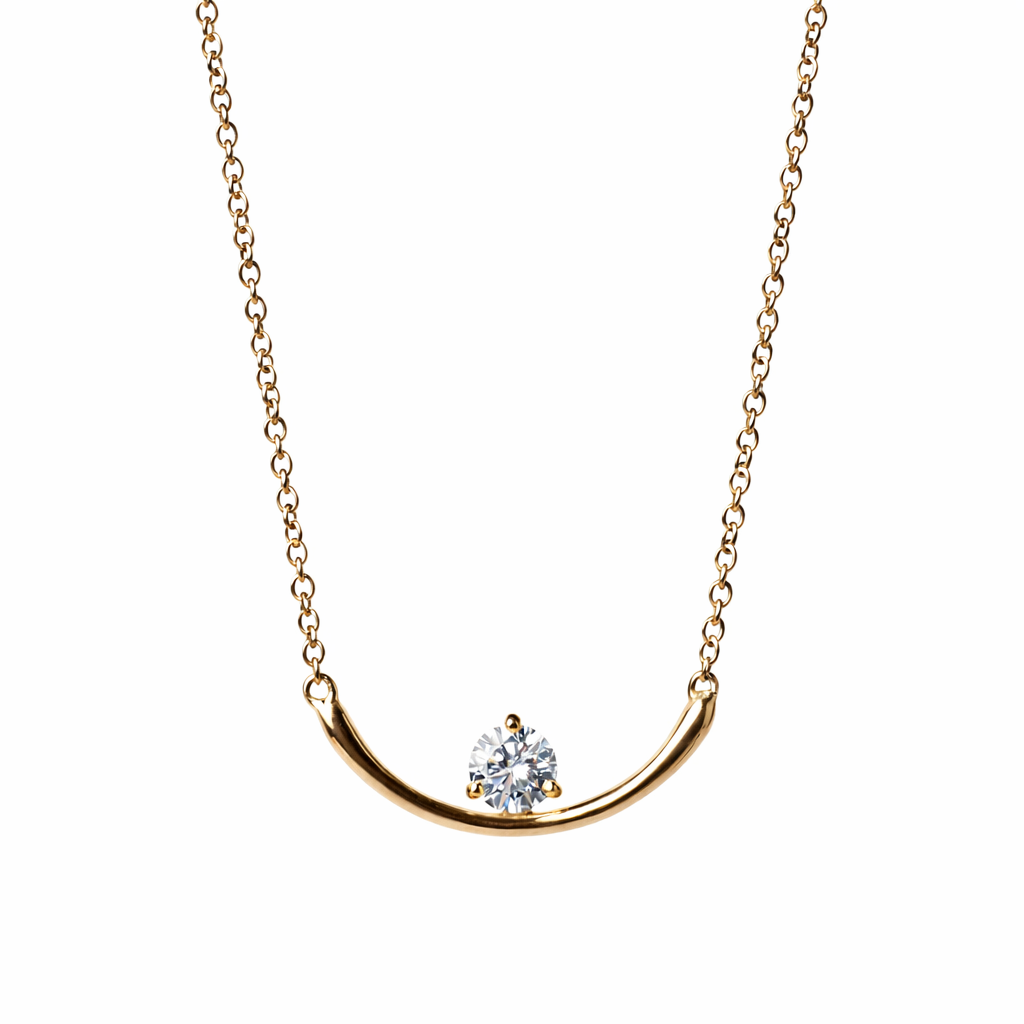 Half Light Diamond Necklace