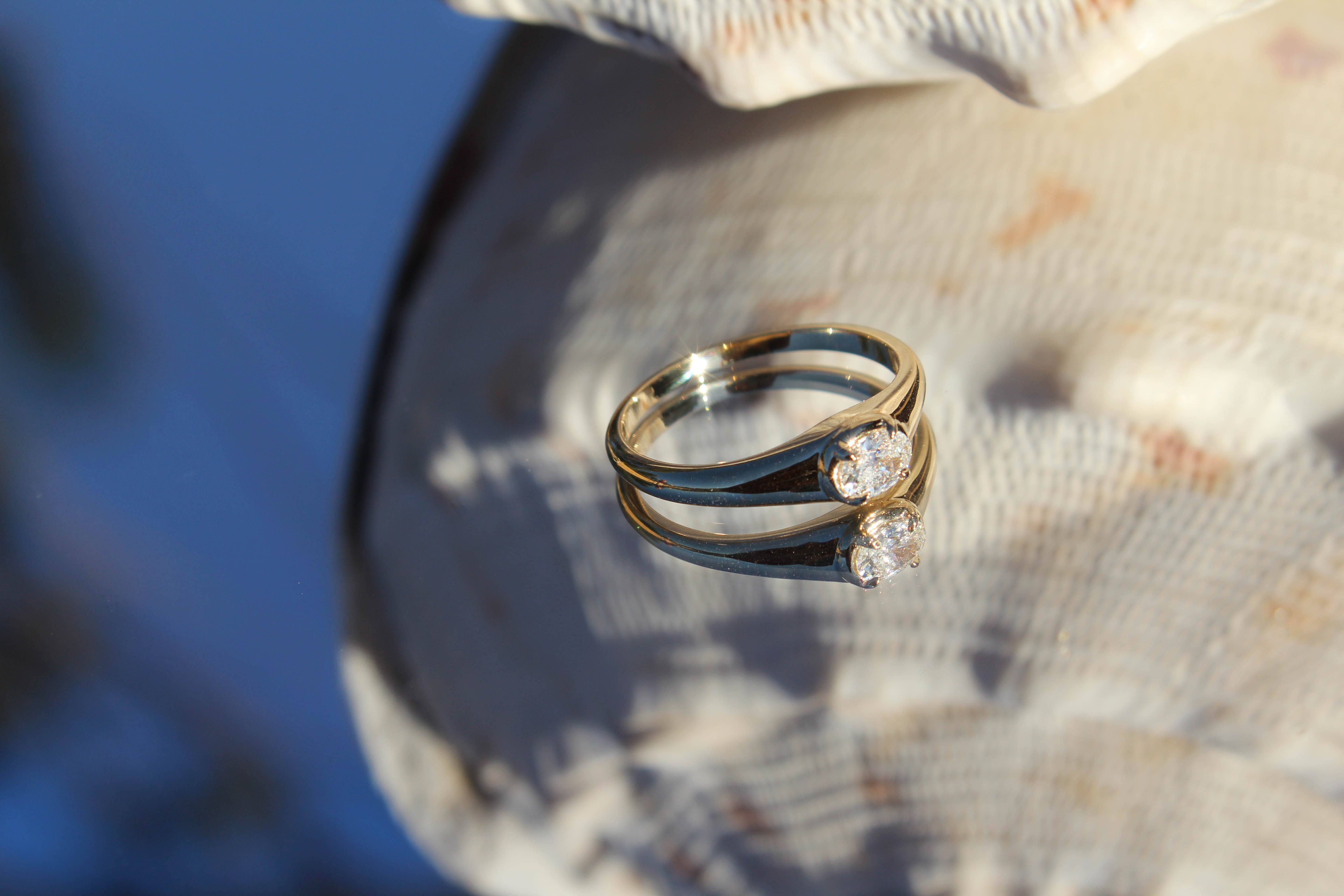 Zenith Diamond Signet Ring