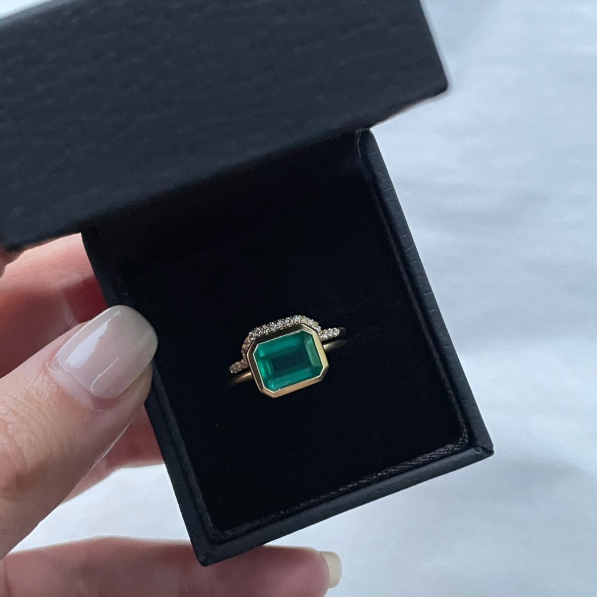Art Deco Emerald Ring