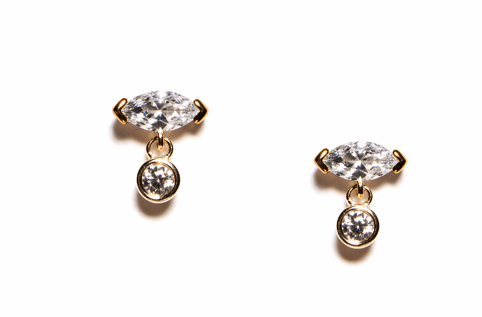 Pale Fire Diamond Studs