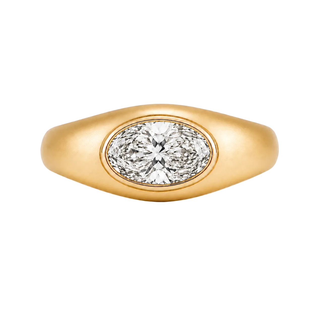 Relic Oval Diamond Ring