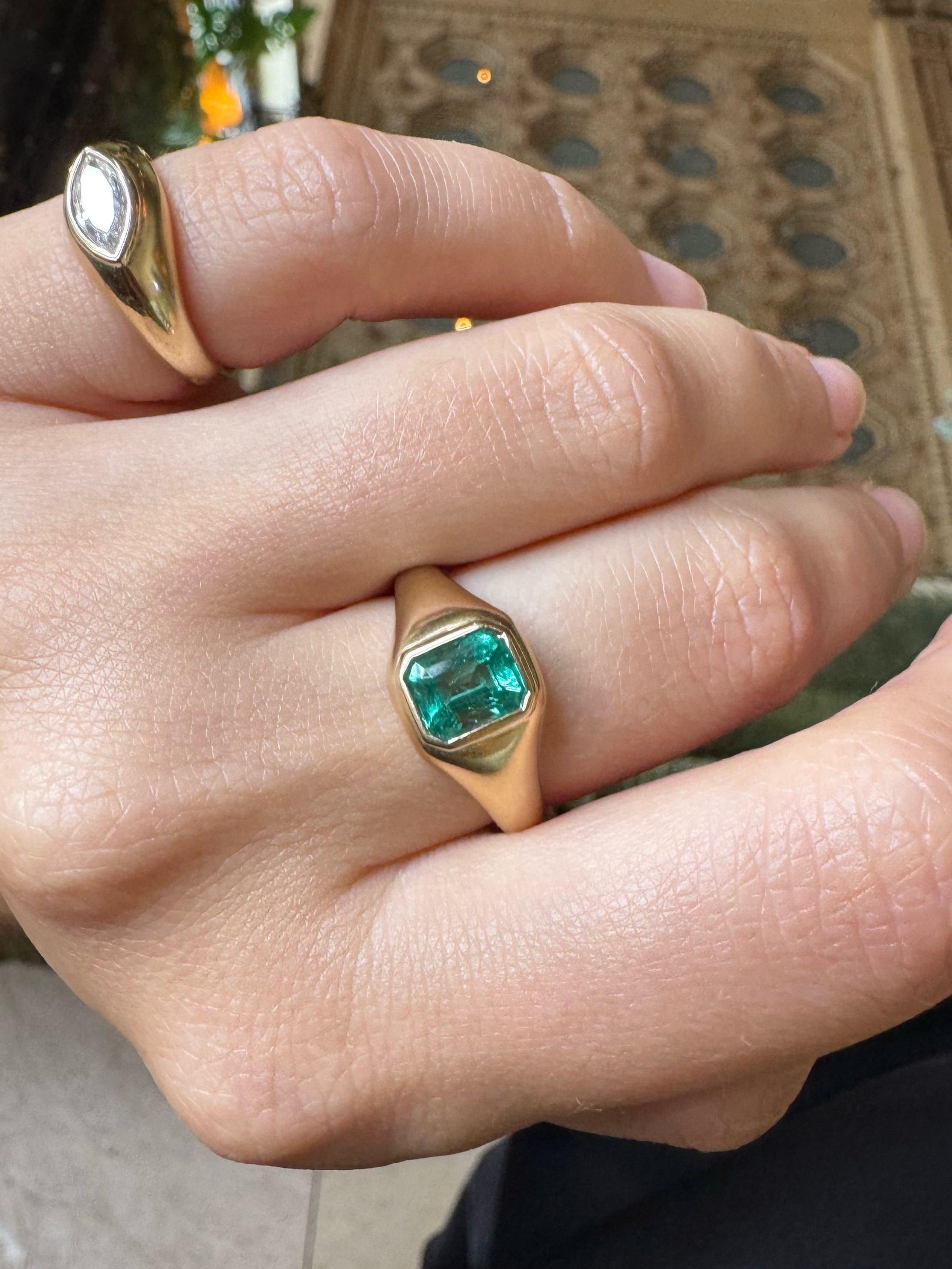 Relic Emerald Ring