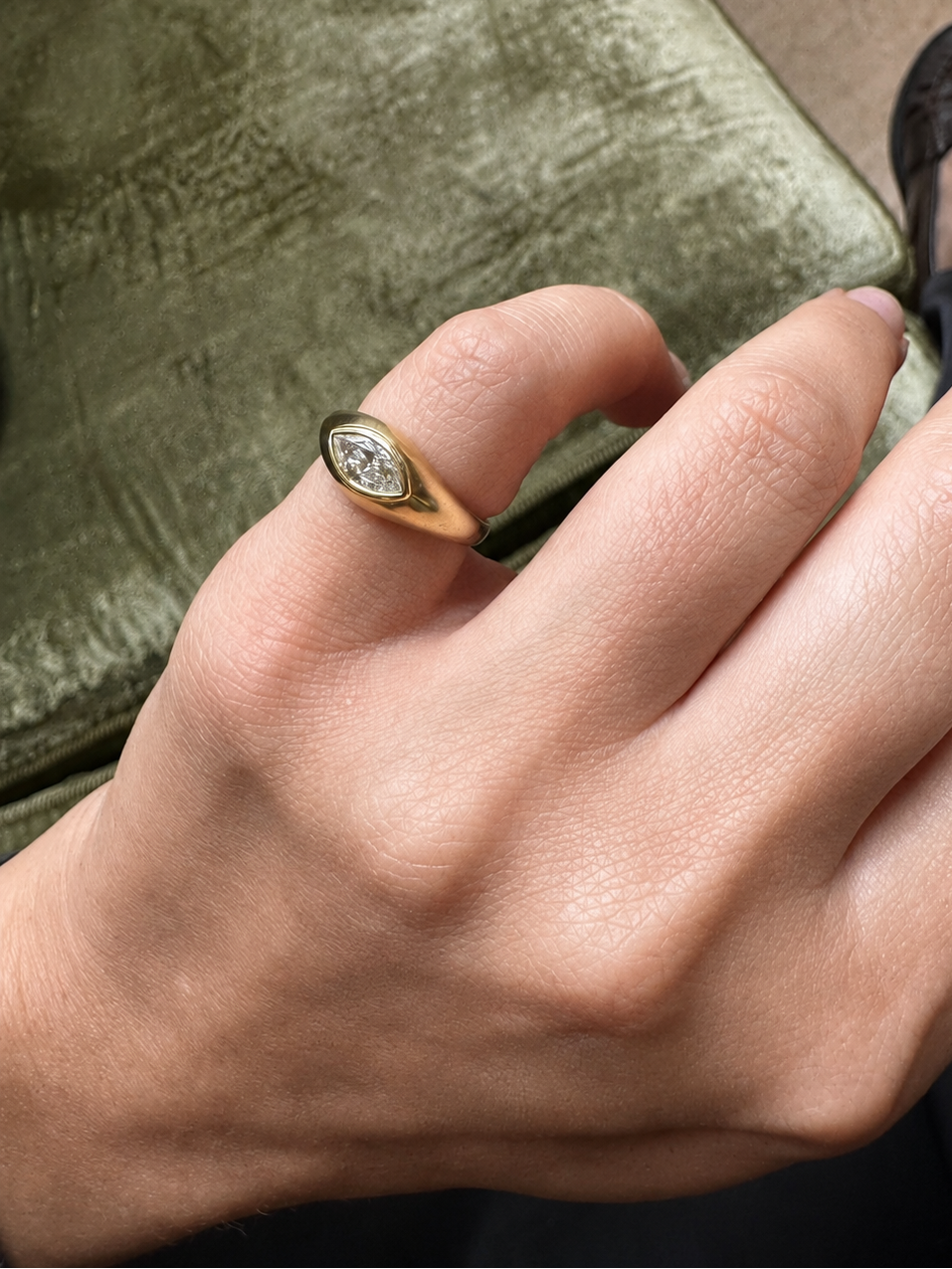 Relic Marquise Diamond Ring