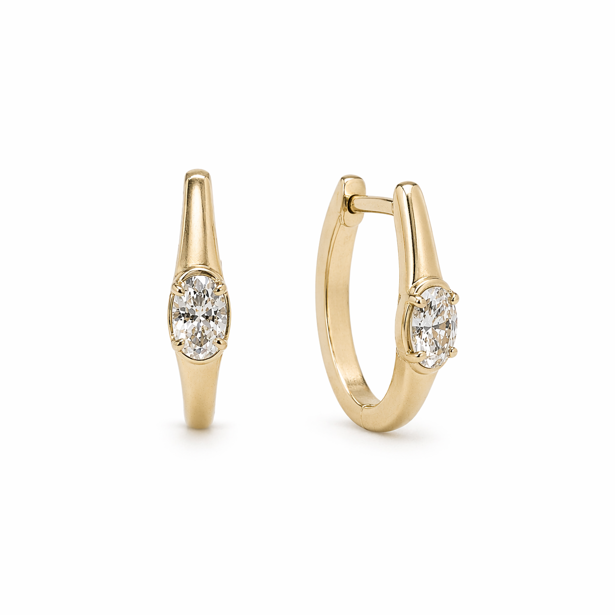 Zenith Diamond Hoops