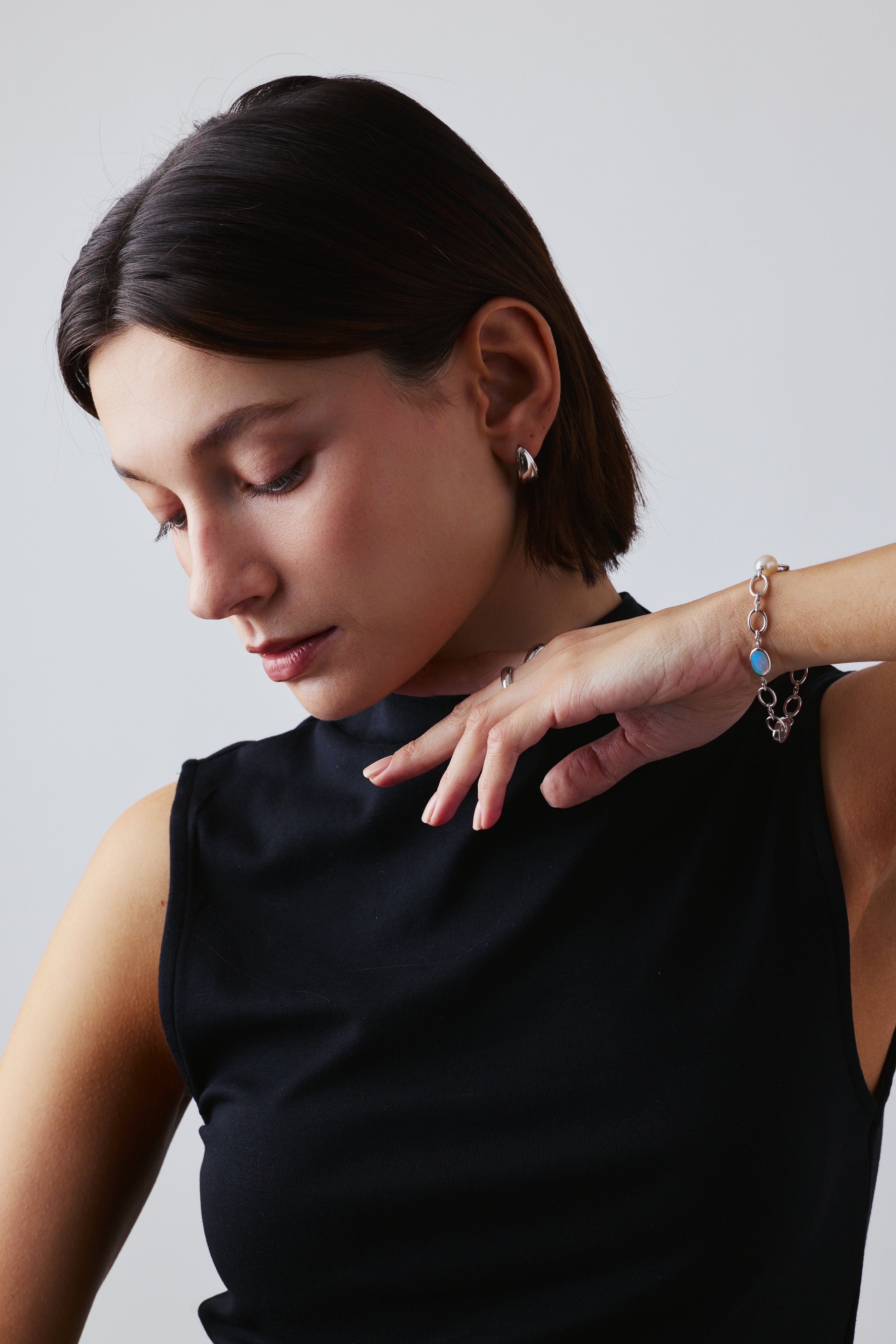 Lux opal and Pearl Bracelet