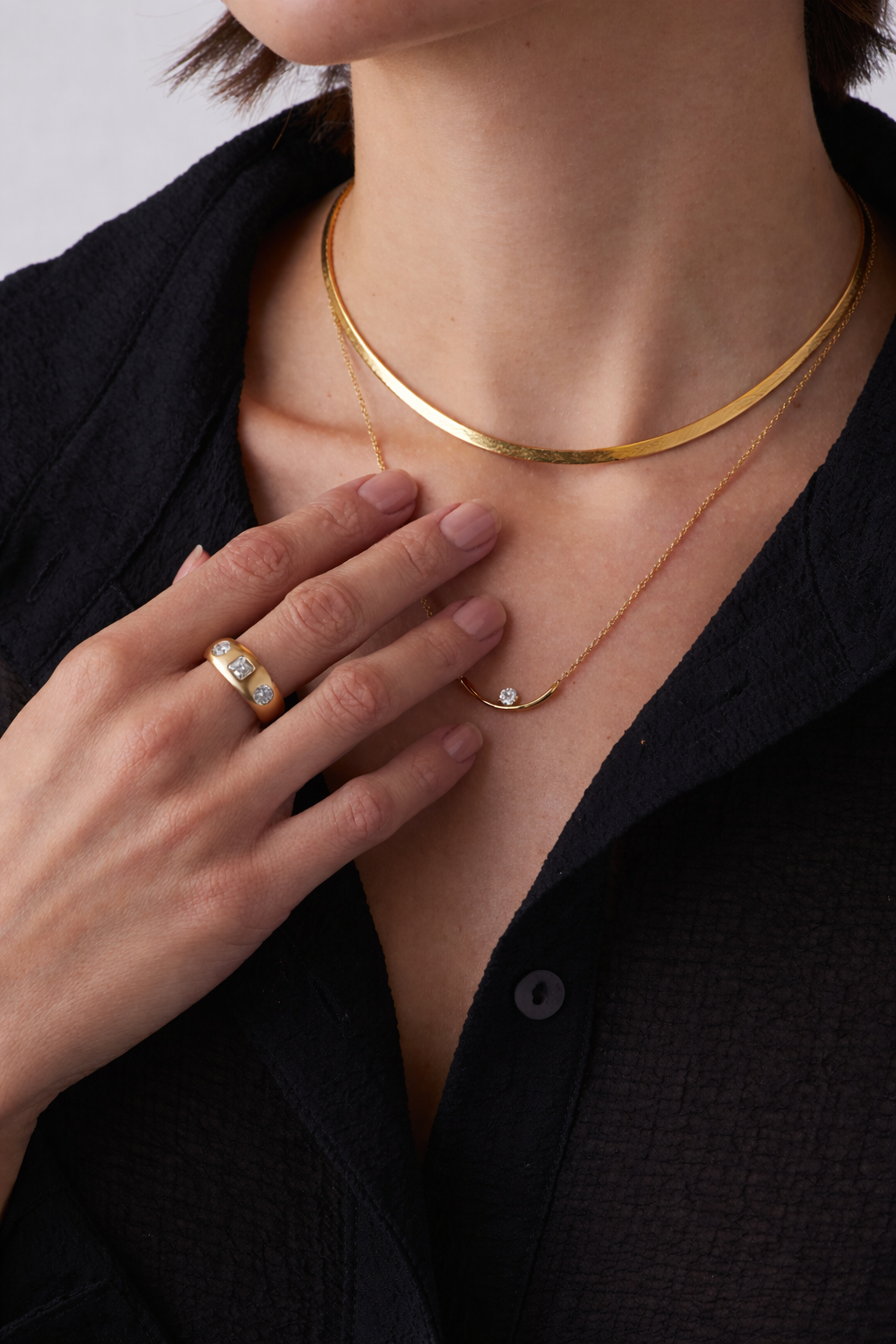 Herringbone Chain Necklace