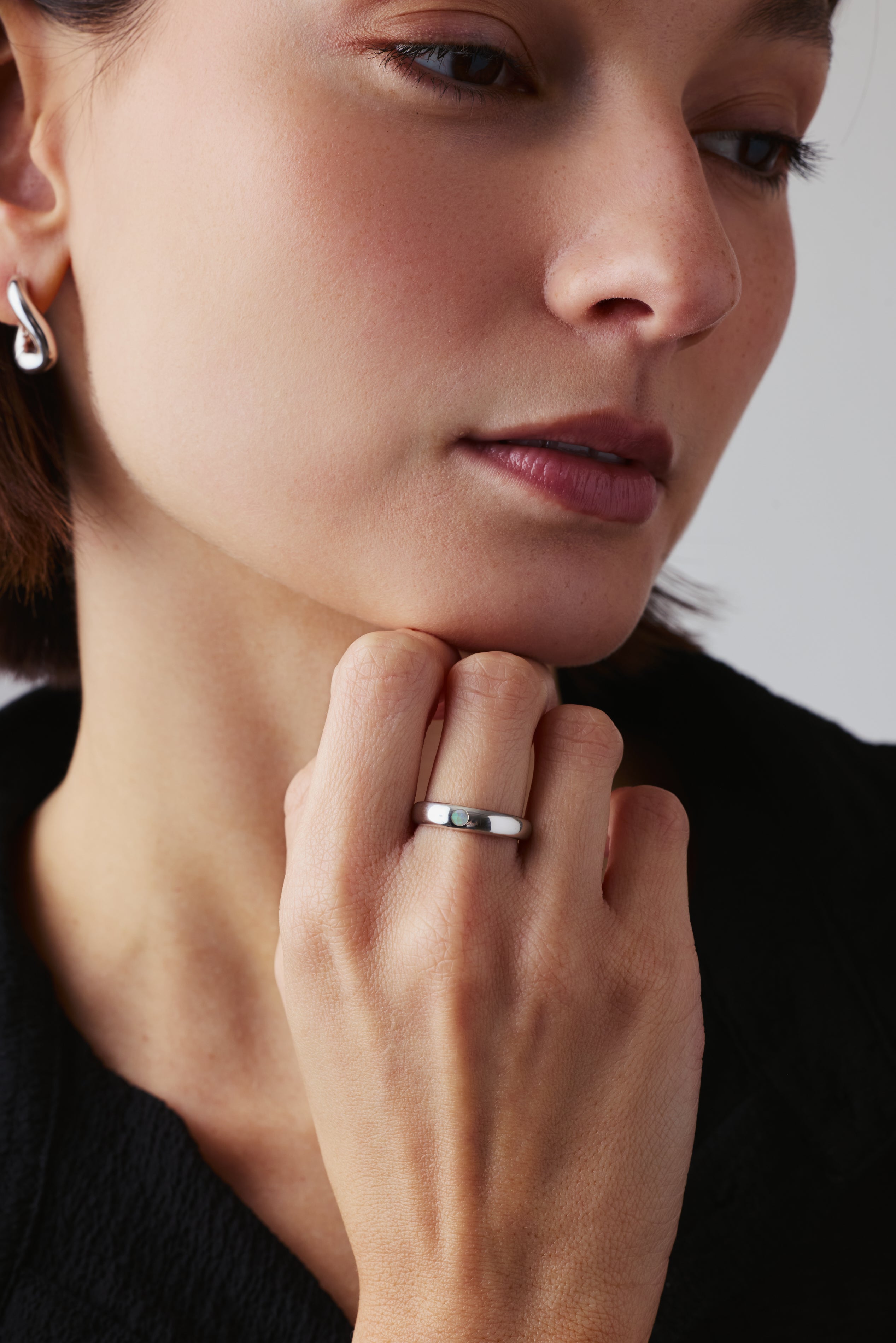 Lux Opal Birthstone Ring