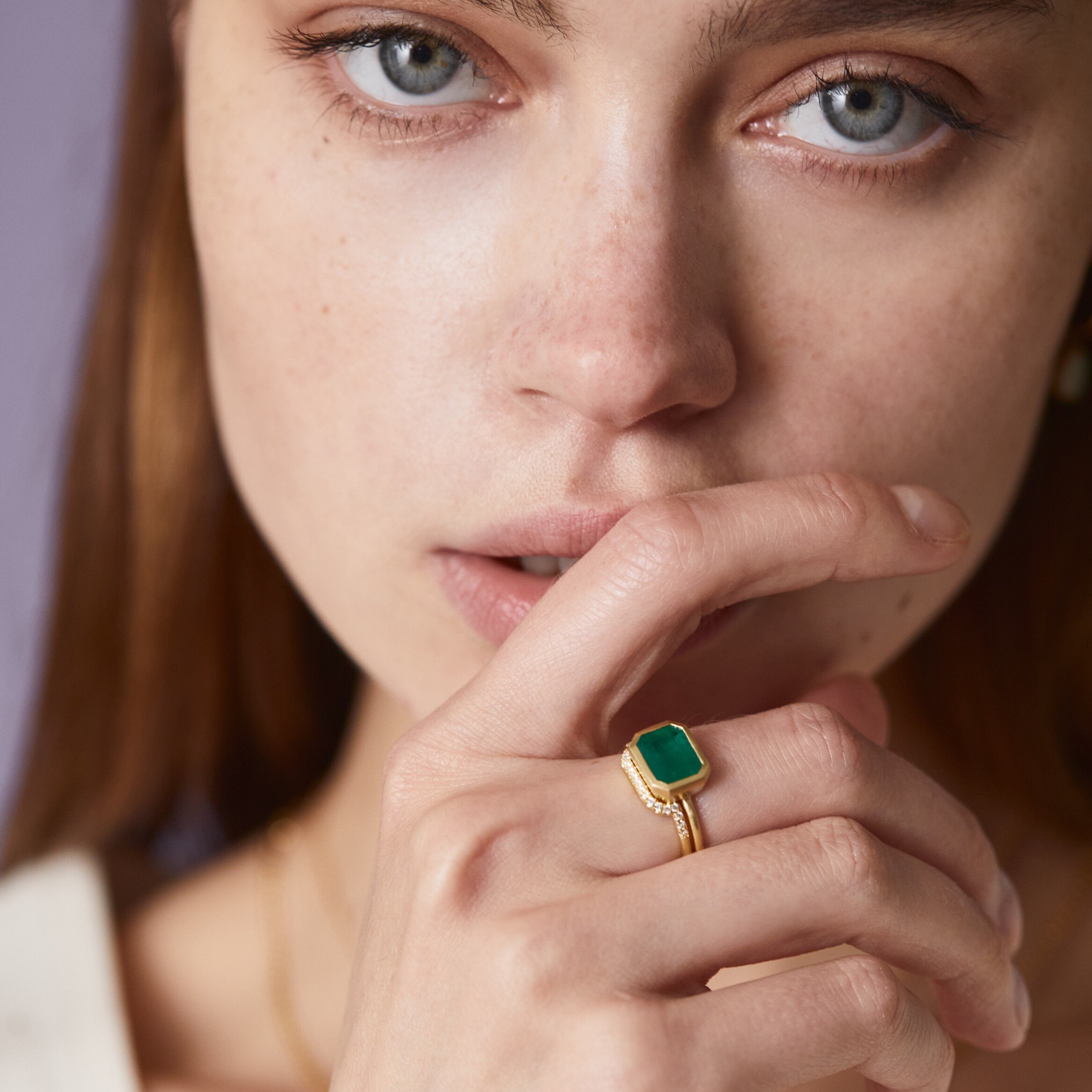 Art Deco Emerald Ring