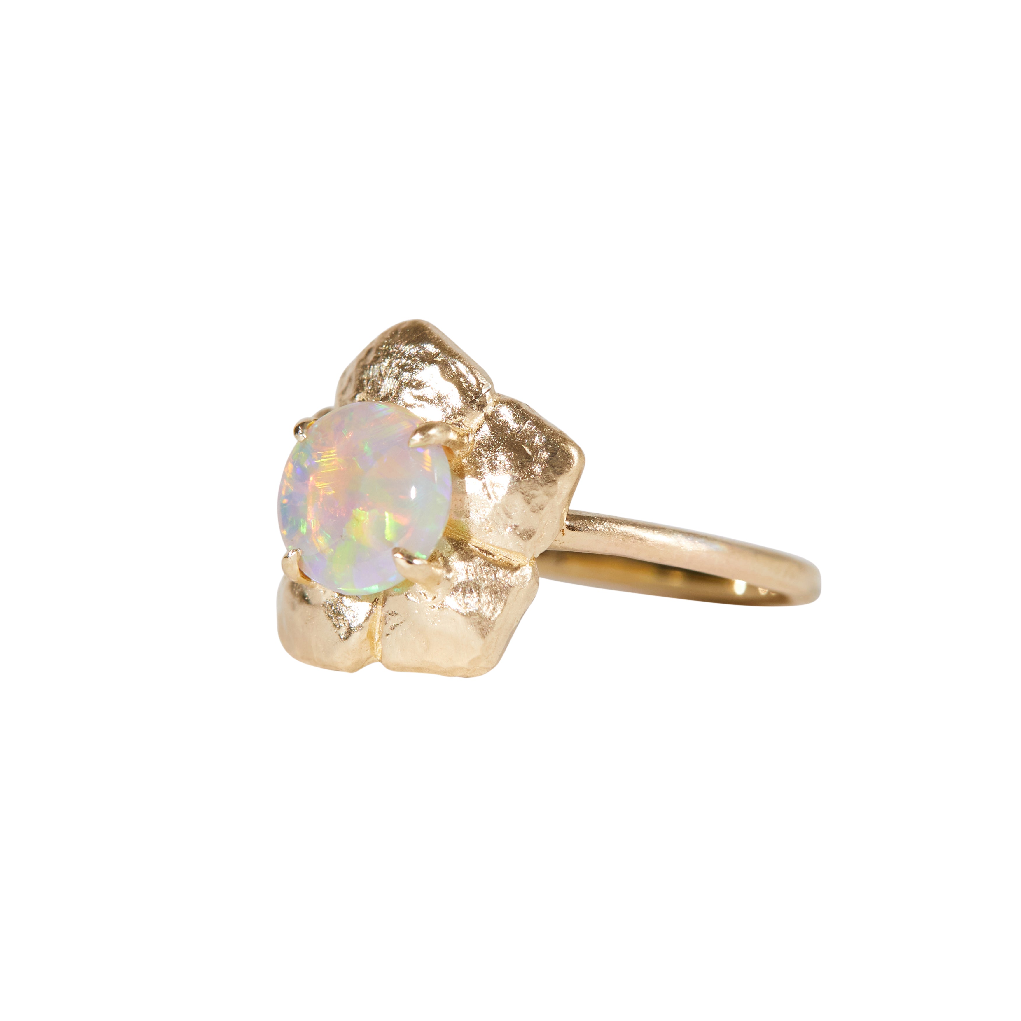 Opal Fleur Ring