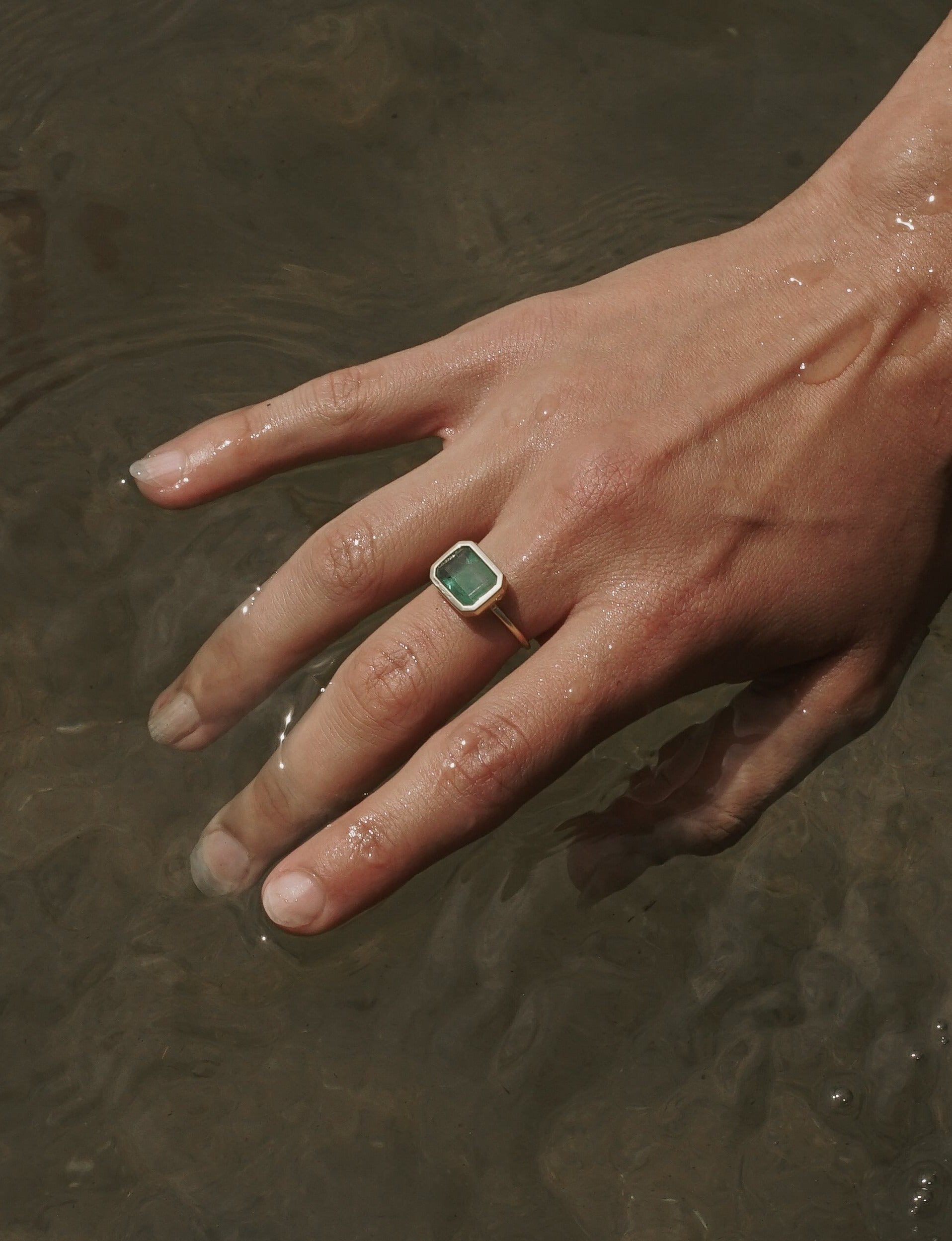 Art Deco Emerald Ring