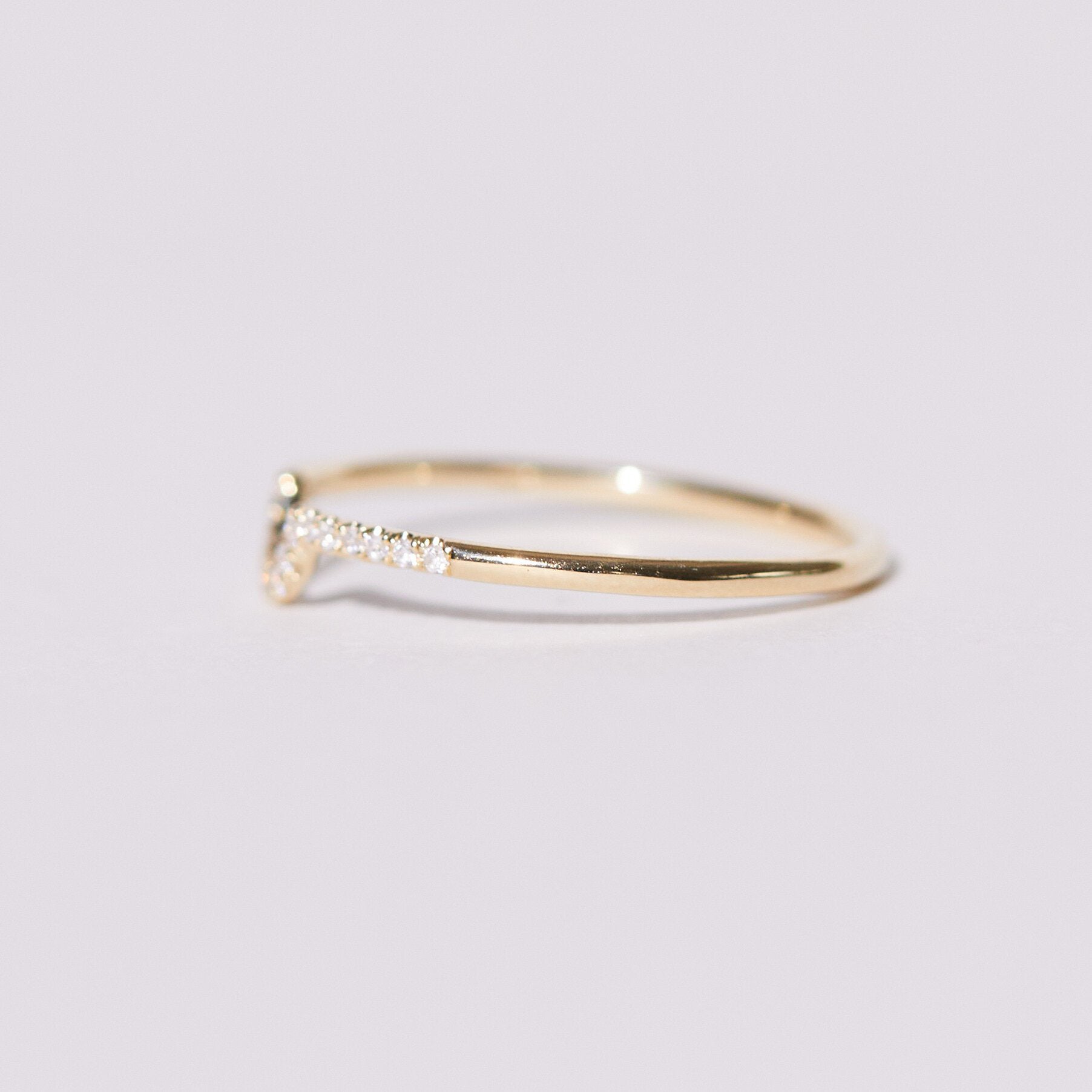 Light / Form Diamond Trace Ring