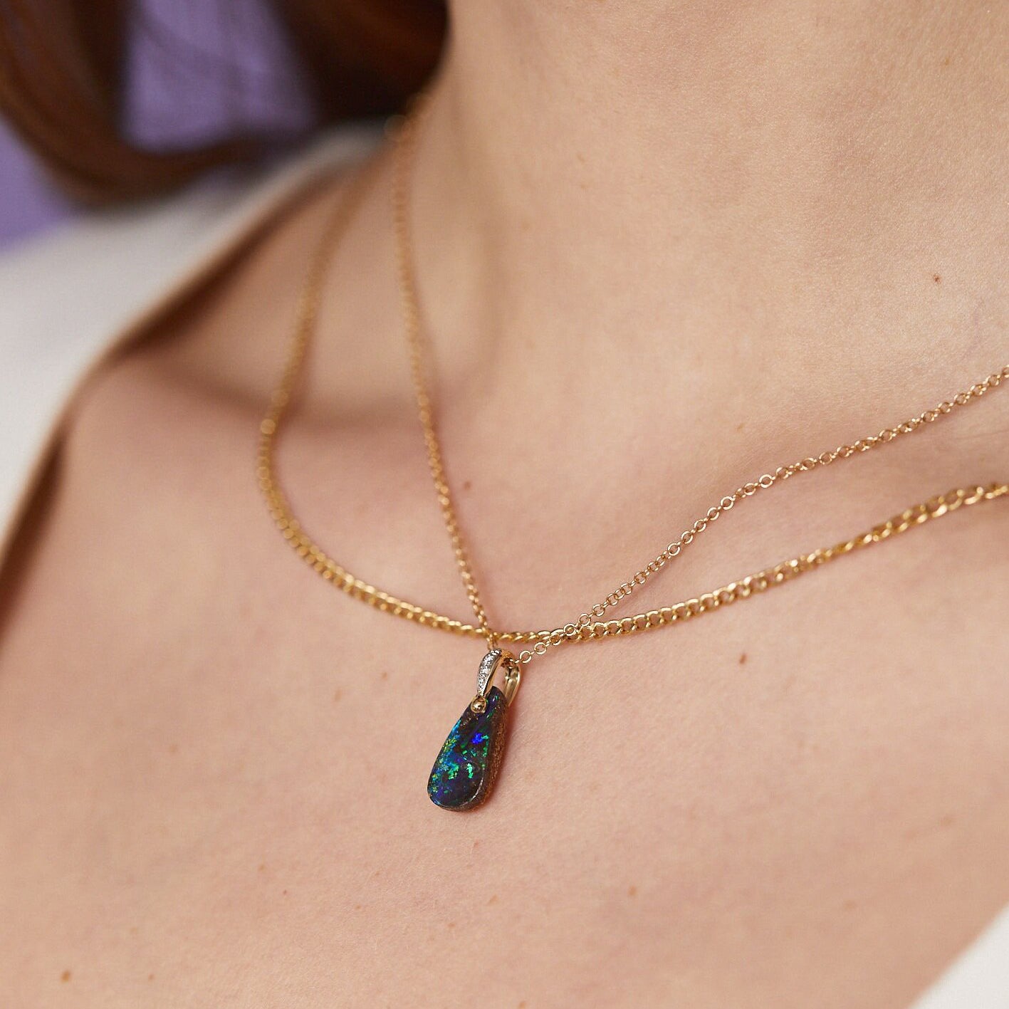 Relic Boulder Opal Necklace